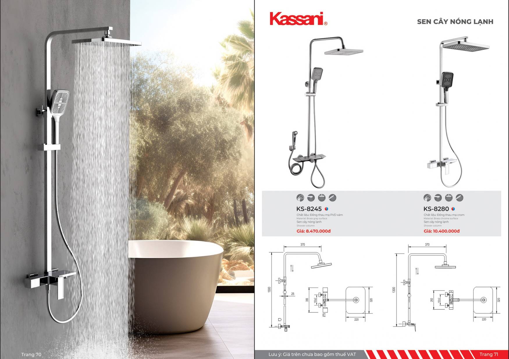 Thiết bị vệ sinh KASSANI bảng giá và Catalogue mới nhất 2025 /Page 37